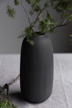Vase Aby anthrazit